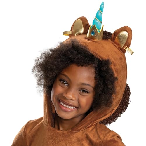 Disfraz Afro Unicornio Deluxe para Niños Talla 4-6x miniatura 3