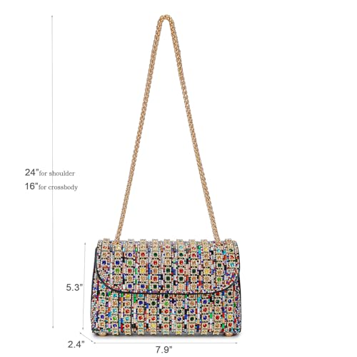 Image of Women's Evening Handbags Rhinestone Purse Crystal Evening Clutch for Women Formal