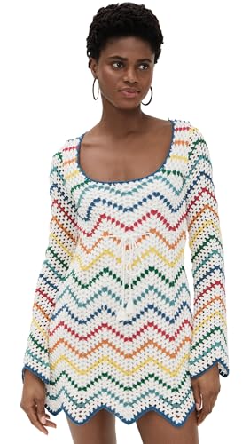 Saylor Women's Siera Rainbow Crochet Mini Dress