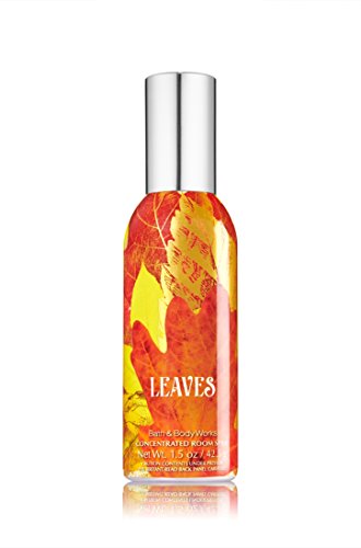 Bath and Body Works White Barn Room Perfume Spray Leaves Orange Falling Leaves Bottle 1.5 Ounce