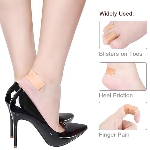 Image of Oblivion Shoe Bite Protector 1 Pc - Waterproof Heel Pain Relief Tape, Anti-Slip Blister Patch, Foot Care Insole Sticker, Adhesive Heel Cushion Pad for Skin Protection & Shoe Comfort for All