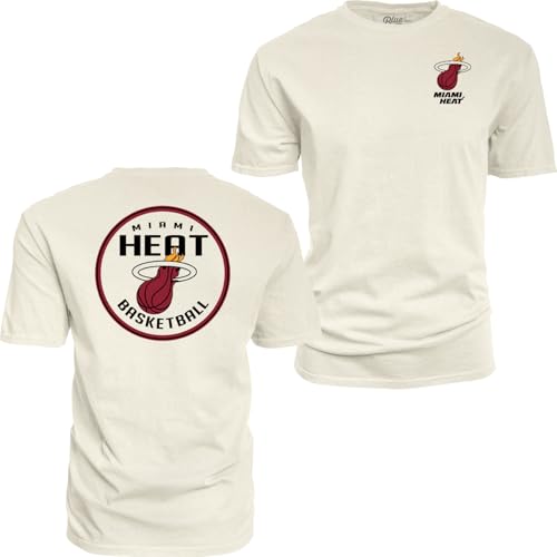 Image of Blue 84 NBA Unisex-Adult NBA Officially Licensed T-Shirt Ringspun Front /Back Ivory