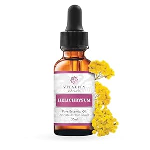 Vitality Extracts Helichrysum Essential Oil – 30ml, Helichrysum Gymnocephalum, Aromatherapy, Skin Care, Happy, Stress Relief, Aches Relief