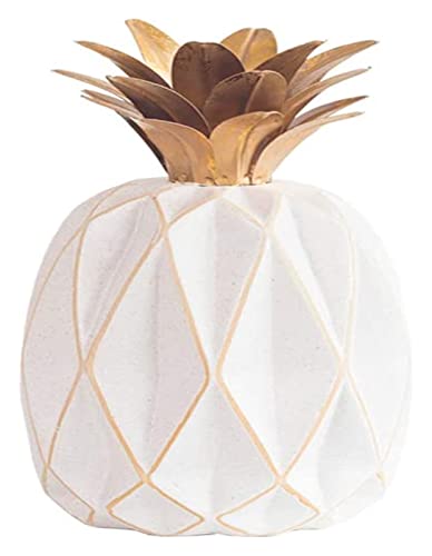 Décoration intérieure ananas en céramique : artisanat haut de gamme pour bureau