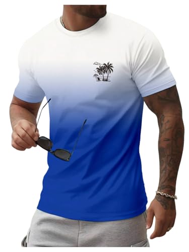 SOLY HUX Men's Short Sleeve Graphic Tees Summer Crewneck Top Shirt Beach Vacation...