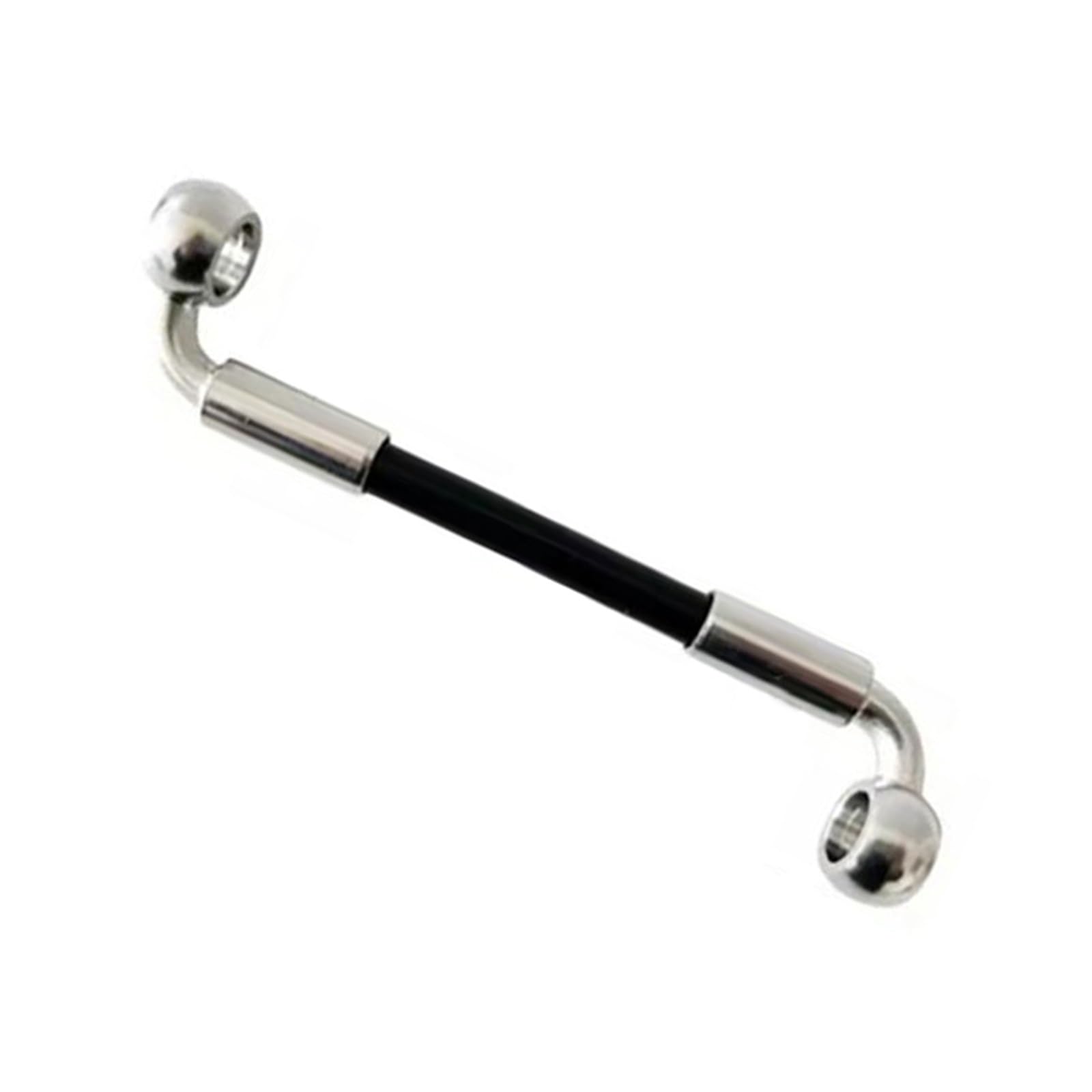 Motorcycle Brake Hose 90°-90° 10CM-500CM Motorcycle 10mm Banjo Stainless Steel Braided Brake Oil Hose Line Pipe Accessories(40cm)