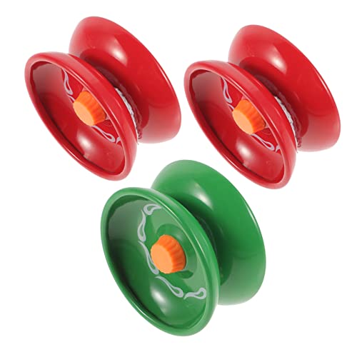 SUPVOX Boys and Girls Yo-yo Balls 3pcs Yoyo String Toys Educational Fingertip Ball Party Game Toy Hand-Eye Coordination Improvement Random