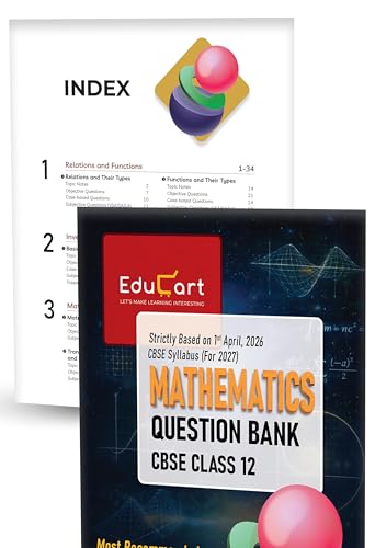 Image of Educart CBSE Class 12 Question Bank Combo 2026-27 | Physics, Chemistry & Mathematics | Chapterwise PYQs, Competency-Based & Case-Based Qs | 2027 Syllabus