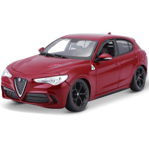 Bauer Spielwaren- Alfa Romeo Stelvio Modelo de coche a escala 1:24, assorted (Bburago 15621086R)