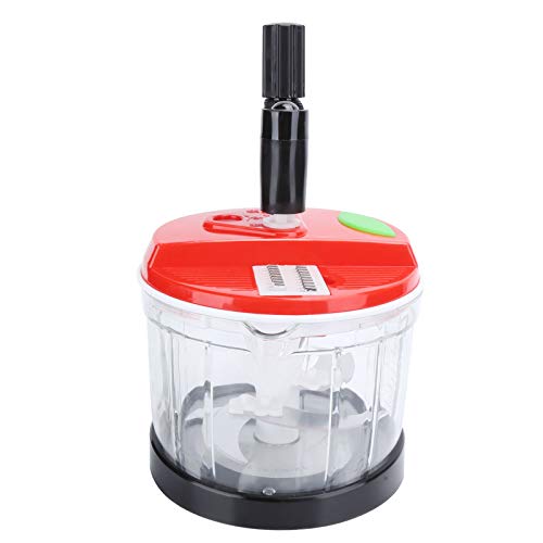 Aumotop Batidora de Mezclador de Alimentos Manual Acero Inoxidable, Picadora Verduras, Trituradora, Exprimidor para Herramienta Cocina, Picadora Alimentos para Cocinar en Casa (Mediano: Aprox.