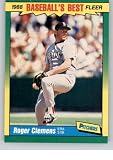 1988 Fleer Baseball's Best Sluggers vs. Pitchers #9 Roger Clemens Boston Red Sox Official Baseball Card in Raw (EX or Better) Condition
