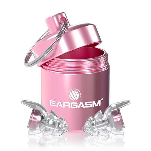 Eargasm Smaller Ears Earplugs - Pink High Fidelity Filtered Noise Reducing Reusable Ear-Plugs for...