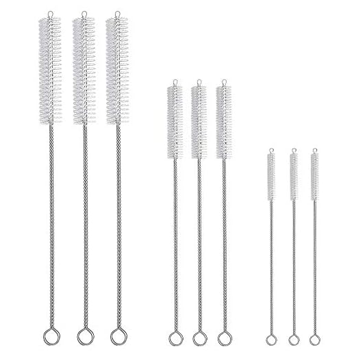9-Piece Straw Cleaner Brush Kit