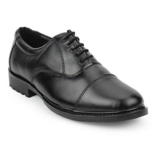 Buy Royal Field Mens Black Slip on Oxford Shoes 9 UK/India at Amazon.in