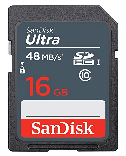 SanDisk Ultra 16GB SD SDHC Memory Flash Card UHS-I Class 10 Read Speed up to 48MB/s 320X SDSDUNB-016G-GN3IN Wholesale Lot