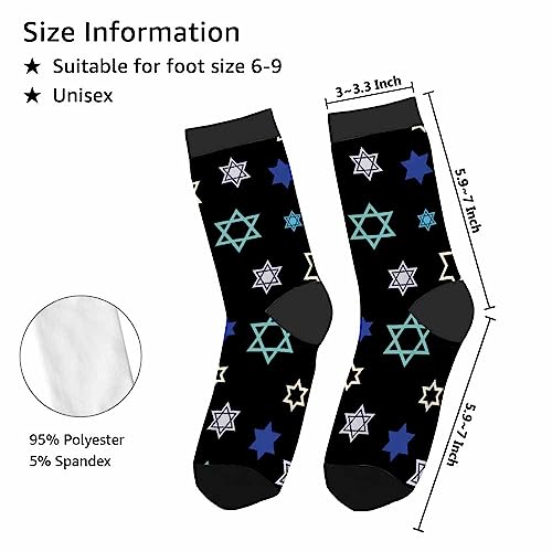 Image of Red Striped Crew Socks for Woman Size 6-8 Christmas Tree Moose Snowflake Dots Lines Girls Socks