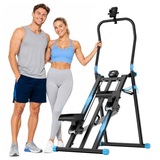 HXD-ERGO Stair Stepper for Home with 3-Level Resistance and 2 Incline Modes