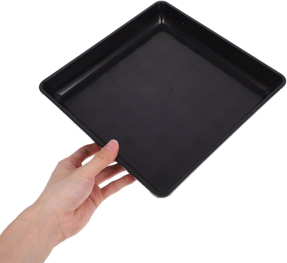 HANABASS 3pcs Plastic Plant Pot Saucers for Indoor and Outdoor Use Drip Trays for Flower Pots Multi Options for Gardening