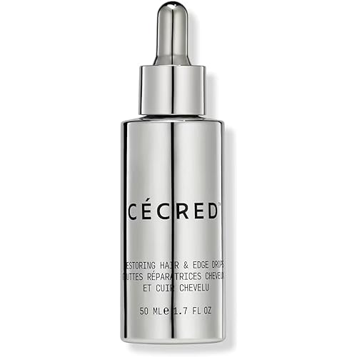 Cecred - Restoring Hair & Edge Drops - Daily Peptide Serum for Fuller-Looking Hair, Supports Hairline & Scalp Health, Strengthens Roots,1.7 fl oz