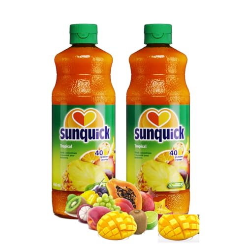 Sunquick Real Fruit Concentrate goût tropical intense rafraîchissement fruité duo - 2