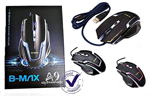 Mouse A9 Gaming USB 6D 3200 DPI B-Max