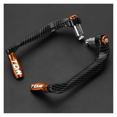 WITTYL para Yamaha TDM850 1991-2002 TDM900 2004-2014 2013, Accesorios para Motocicleta, Protectores De Manillar, Palancas De Freno Y Embrague(Orange)