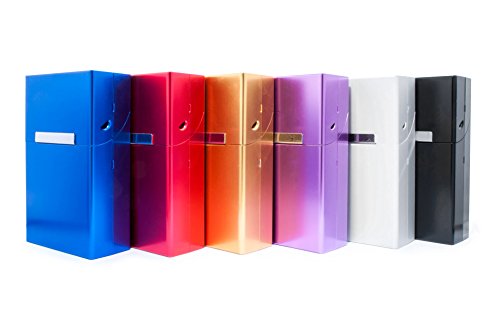 Light Weight :: Heavy Duty Aluminum Cigarette Case (Kings Size) (Assorted Colors) #CH43