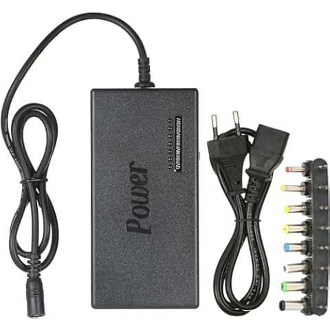 96W Chargeur Universel PC Portable 24V/ 20V/ 19V/ 18V/ 16V/ 15V/ 12V Chargeur Ordinateur Portable Universelle Cover