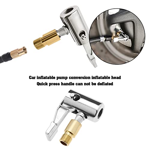 Image of 8v1 Thread Air Inflator Hose Adapter Replacement Tire Air Chucks Car Air Pump Thread Nozzle Adapter Car Pump Accessories for Motorcycles Car Non-Deflate