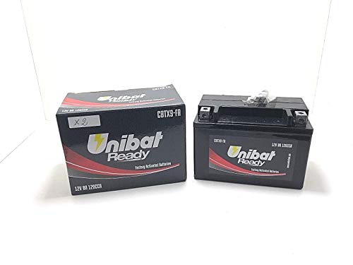 Batteria Moto Pronta all'Uso UNIBAT READY CBTX9-FA GSR 600