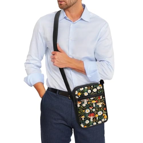 Trendy Crossbody Bag Sling Purse for Women Men Girls with Zipper Cute3