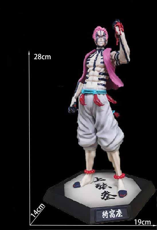 Jilijia Figura De Acción Akaza – Estatua De Anime De 13 Cm En PVC, Coleccionable Para Decoración De Escritorio