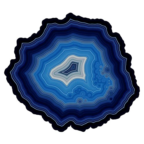 Product Image of the Wood-Art Mind Exercise Challenge for Adults, Colorful Agate Theme, 180 Pieces, 8 x 0.25 in - Blue