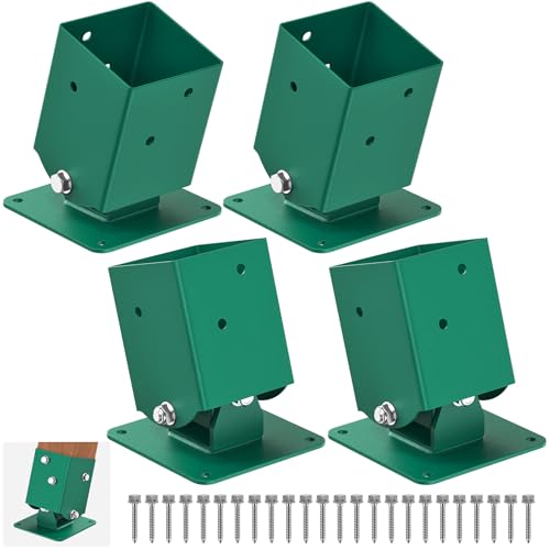 Supports de nivellement d'ancrage pour stabiliser un établi sur sol irrégulier