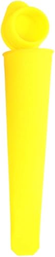Molde de silicona para helados y helados (color amarillo)