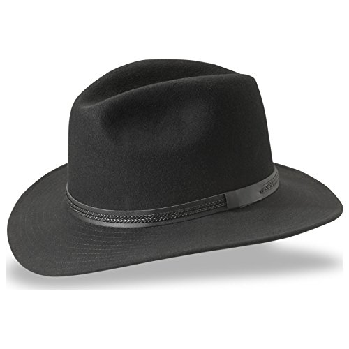 Jaxon C-Crown Fedora-Crushable (X-Large, Pecan)