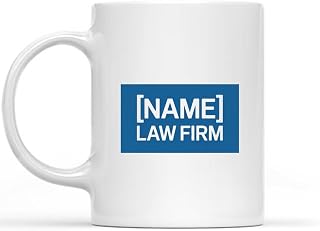Classic Personalized Rank Title Mug Status Honor Position Pack Style Owners - LAW FIRM custom logo
