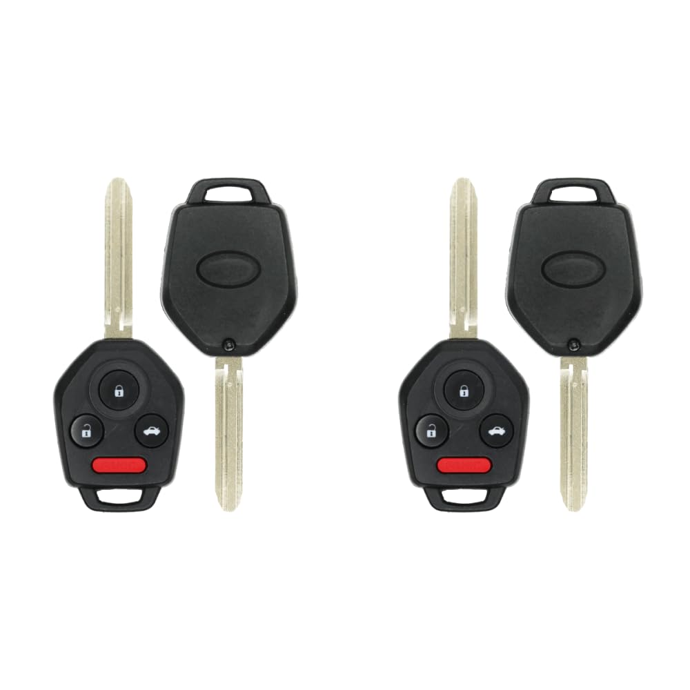 Replacement Keyless Remote Head Key Fob for Subaru WRX 2018 FCC CWTWB1U811 2AOKM-SB3 Part Number 57497-FJ230 57497FJ230 57497-AL00A 57497-FJ021 57497-FJ020 Pack of 2
