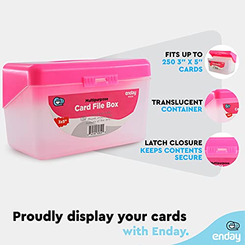 Enday 0629 Index Card Holder Pink thumb #3