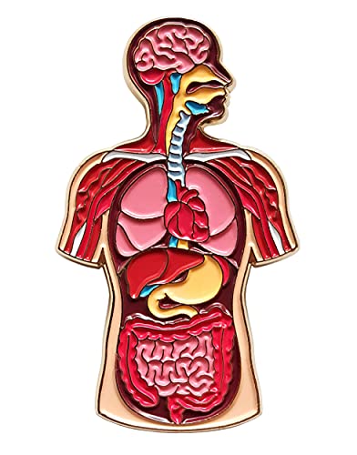 Pinsanity Human Anatomy Enamel Lapel Pin