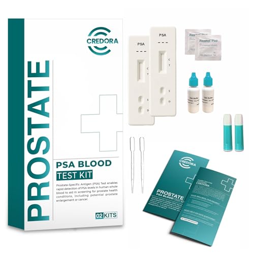 PSA Test Kit at Home Pro State (2 Tests) with Live Support at Home PSA Health - Quick to Perform and Easy to Read Accurate and Quick Results - All Components Included with Easy to Read Manual
