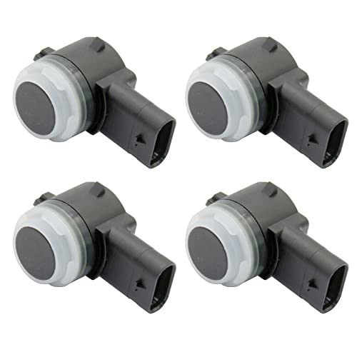 ZDKK 4Pcs Parking Side Sensor Front & Rear Bumper 1127503-12-C Fits for Tesla Model 3/Y