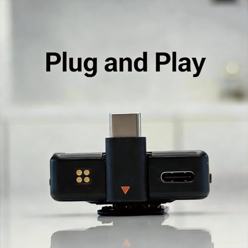Adaptador de smartphone para DJI Mic 3 audio USB C Mac 4