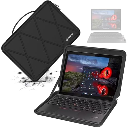 Image of Smatree Hard EVA Protective Sleeve Case Compatible for 11.6 inch Lenovo 500e /500w /300w Gen 3 /2, Lenovo 300e Gen2 /3 /Chromebook 2nd Gen, for 12.3 inch ThinkPad X12 Detachable Sleeve (X8016)