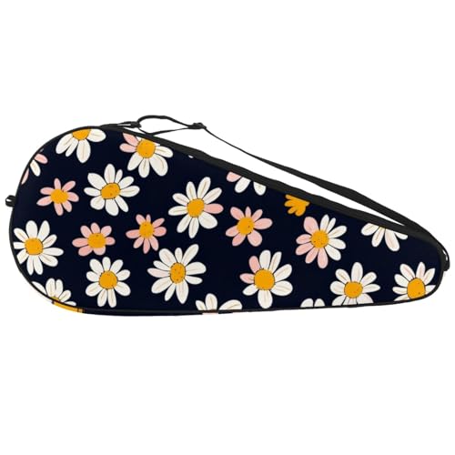 Housse raquette tennis débutant réglable sac motif lapin fraise