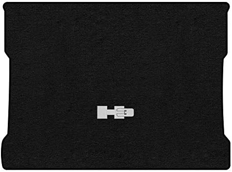 Lloyd Mats Heavy Duty Carpeted Floor Mats for Hummer H3 2006-2010 (Charcoal, Cargo - 'H3' Logo)