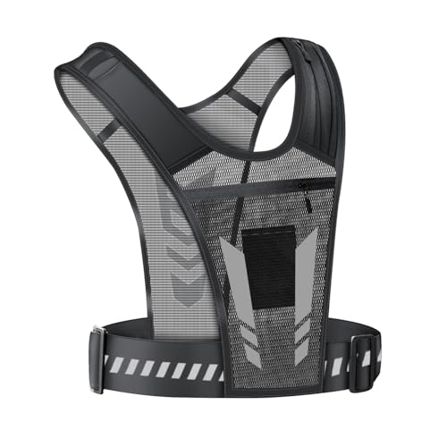 Gilet de course avec poche téléphone pour éviter les ballottements