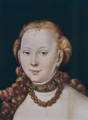Tableaux de maître Lucas Cranach affiche d'art Vénus et Cupidon impression salon 60x90