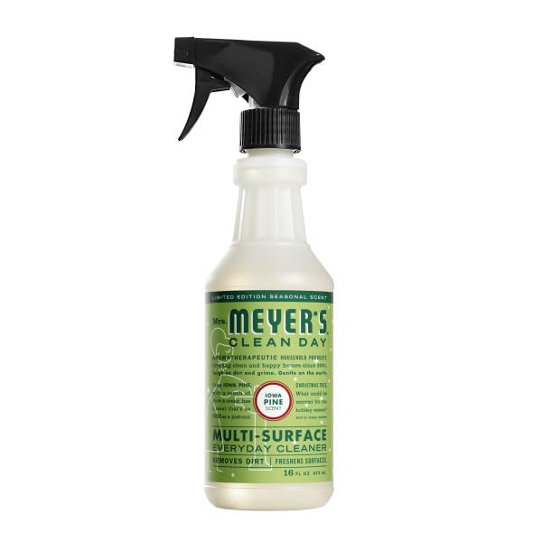 Image of Mrs. MEYER'S CLEAN DAY Multi-Surface Cleaner 4 Pack Variety Pack, Iowa Pine, Peppermint, Snow Drop, Gingerbread, 16 Fl Oz Each, 1 CT