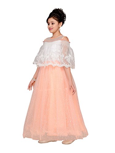 Image of Adiva Girl's Maxi Poncho Gown Dress